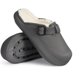 Ablanczoom Slippers Women Shoes: Waterproof Women Fuzzy Slippers Warm House Clogs & Mules Indoors Outdoors