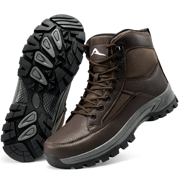 Ablanczoom Hiking Boots Mens Work Shoes: Waterproof Breathable Outdoor Men Boots