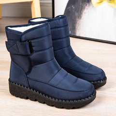 Ablanczoom Snow Boots for Womens: Warm Fur No-slip Winter Woman Ankle Booties