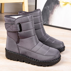Ablanczoom Snow Boots for Womens: Warm Fur No-slip Winter Woman Ankle Booties