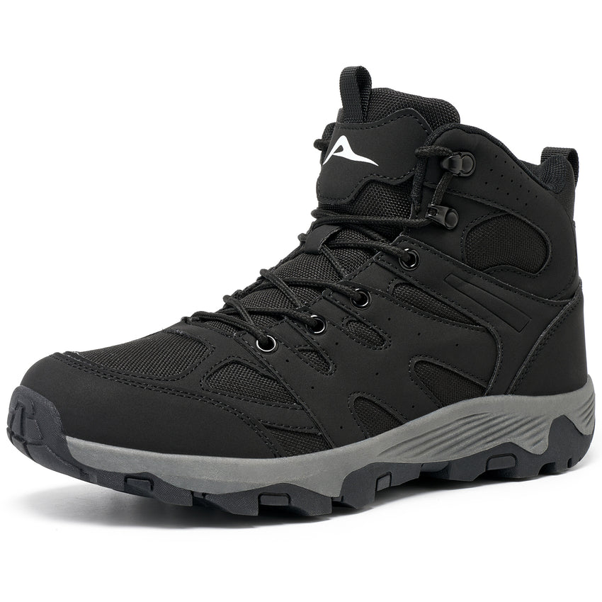 MeMoride Men's Waterproof Hiking Boots Outdoor Anti-Slip Mid Trekking Lightweight Mountaineering Shoes