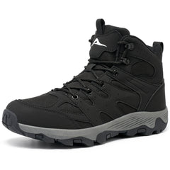 MeMoride Men's Waterproof Hiking Boots Outdoor Anti-Slip Mid Trekking Lightweight Mountaineering Shoes