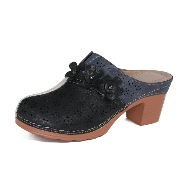 Ablanczoom Womens Sandals Fashionable High Heel Thick Sole Summer Outdoor Sandals