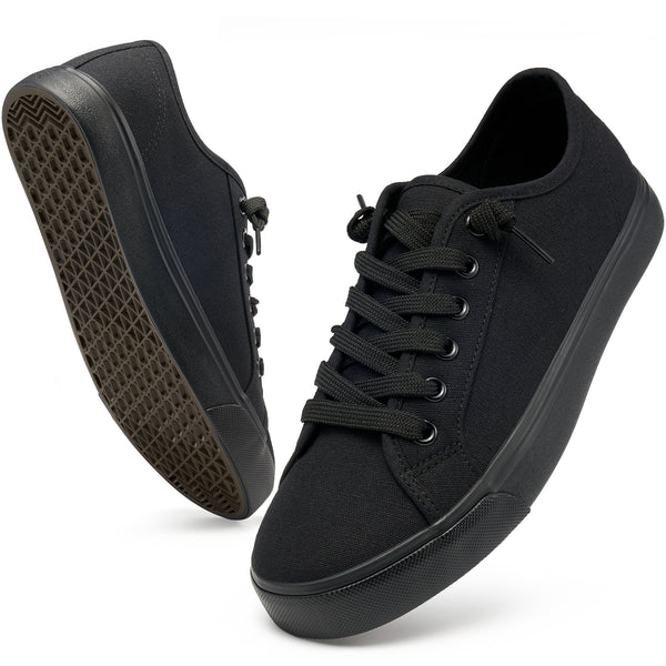 Ecetana Canvas Shoes for Women Slip on Casual Low Top Sneakers Womens Tennis Shoes