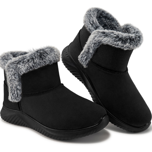 Ecetana Womes Snow Boots Winter Shoes Warm Ankle Booties Slip On Winter Boots for Women