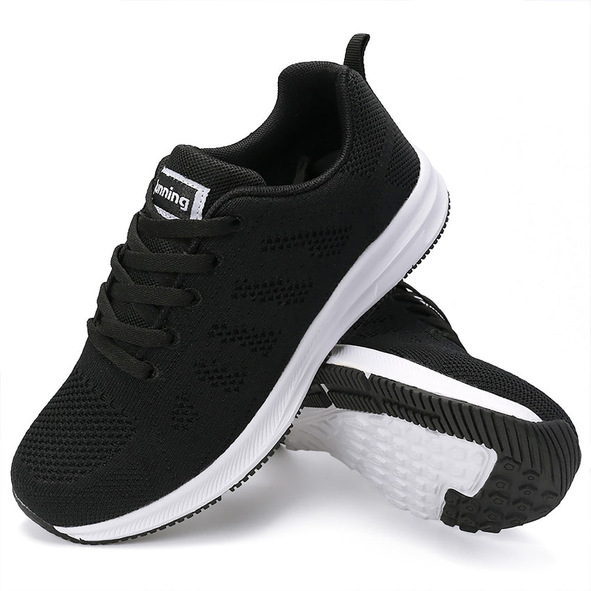 Ablanczoom Women Casual Sneakers Walking Shoes Lace-up Comfortable Non-Slip Lightweight Breathable Mesh Sports Tennis Running Shoes