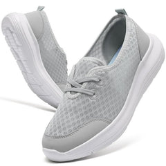 Ecetana Women's Walking Shoes Slip-On Sneakers Mesh Breathable Casual Athletic Shoes