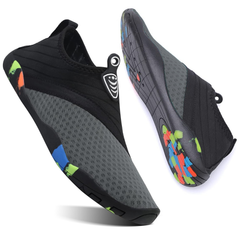 Ecetana Men's Women's Water Shoes Soft Breathable Quick Drying Beach Swimming Shoes