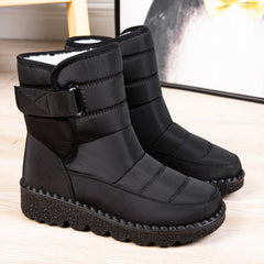 Ablanczoom Snow Boots for Womens: Warm Fur No-slip Winter Woman Ankle Booties