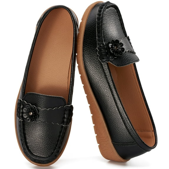 Ecetana Loafers for Women Causal Dressy Shoes Comfortable Walking Flats Shoes