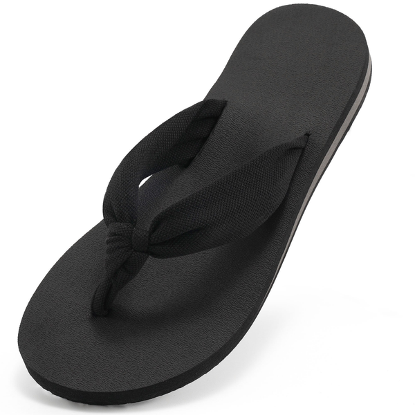 Ecetana Flip Flops for Women Comfort Yoga Mat Summer Beach Thong Sandals with Arch Support