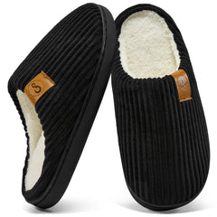 Ecetana Fuzzy Slippers for Women Comfy Lightweight Indoor House Shoes Soft Memory Foam Slippers