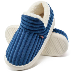 Ecetana Womens Fuzzy Slippers Warm Memory Foam Comfy House Slippers Anti-Slip Indoor Outdoor Gifts for Women