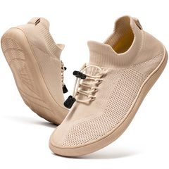 Ecetana Women's Minimalist Walking Shoes Wide Toe Barefoot Shoes Casual Sneakers Breathable Slip On Shoes
