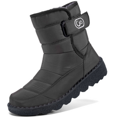Ecetana Womens Winter Snow Boots Ankle Booties Outdoor Waterproof Hiking Walking Platform Shoes