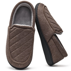 Ecetana Women's House Slippers Closed Back Memory Foam Indoor Shoes