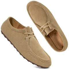 Ecetana Loafers for Women Suede Slip on Work Flats Shoes Womens Dressy Casual Walking Shoes