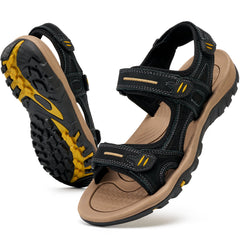 MeMoride Men's Sport Hiking Sandals Open Toe Walking Sandals for Man Outdoor Summer Beach Water Shoes