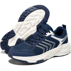 MeMoride Mens Sneakers Walking Shoes Comfortable Breathable Cushioning Non Slip Casual Tennis for Gym Workout Athletic