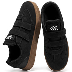 Ecetana Walking Shoes for Women Casual Shoes with Lace-Up Suede Low-Top Sneakers