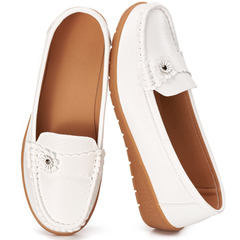 Ecetana Loafers for Women Causal Dressy Shoes Comfortable Walking Flats Shoes