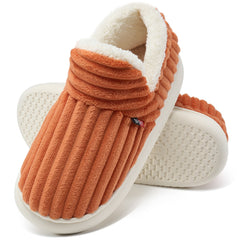 Ecetana Womens Fuzzy Slippers Warm Memory Foam Comfy House Slippers Anti-Slip Indoor Outdoor Gifts for Women