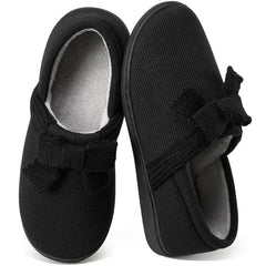 Ecetana Women's House Slippers Non‑Slip Closed Back Slippers Soft Knit Warm Indoor Outdoor Slippers