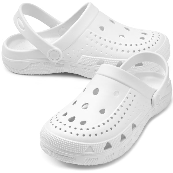 Decould sylf Mens Garden Clogs Shoes with Arch Support Comfort Slip-on Sandals Outdoor Beach Water Shoes