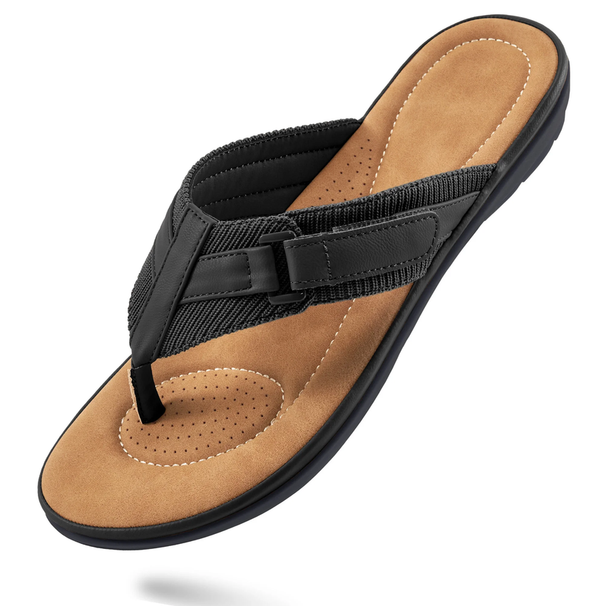 Ablanczoom Womens Sandals: Arch Support Flip Flops for Women Slides Shoes