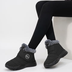 Snow Boots Womens with Warm Faux Fur Women Winter Boots non-slip Waterproof Outdoor Booties