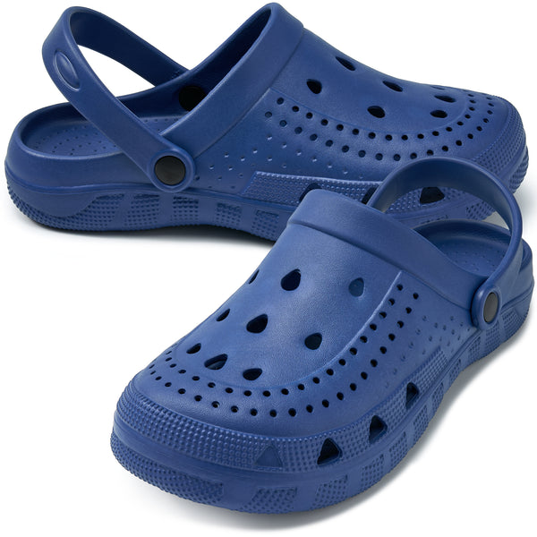 Decould sylf Mens Garden Clogs Shoes with Arch Support Comfort Slip-on Sandals Outdoor Beach Water Shoes