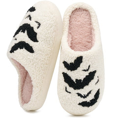 Ecetana House Slippers for Women Men Fuzzy House Shoes with Memory Foam