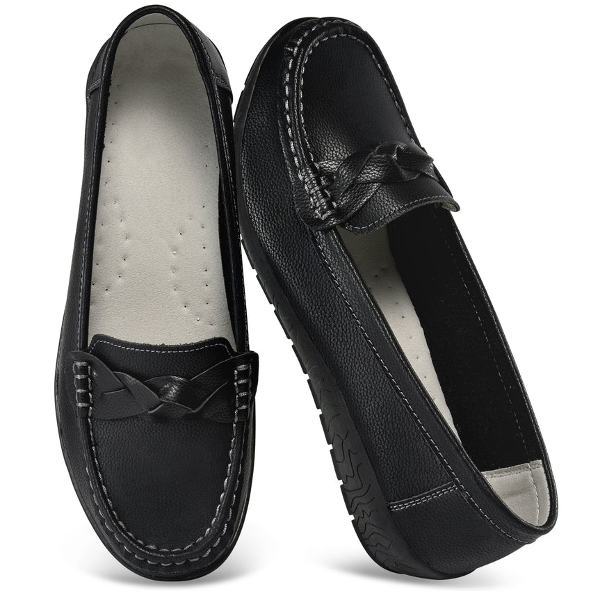 Decould sylf Women Loafers Casual Slip On Flat Shoes Comfortable Lightweight Walking Shoes Dressy Work Shoes