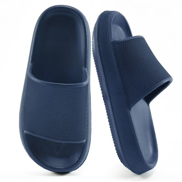 Ecetana Pillow Slippers for Women Non Slip Shower Slides Bathroom Sandals