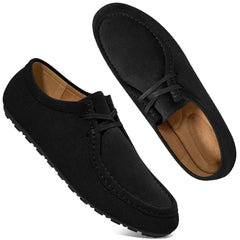 Ecetana Loafers for Women Suede Slip on Work Flats Shoes Womens Dressy Casual Walking Shoes