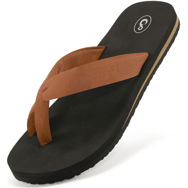 Ecetana Flip Flops for Women Comfort Lightweight Summer Beach Sandals Slip On Indoor Outdoor