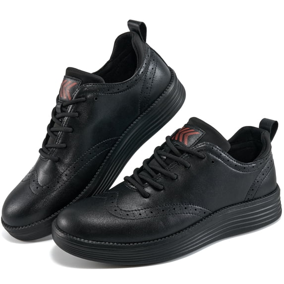 MeMoride Mens Casual Oxfords Dress Shoes Comfortable Office Business Formal Sneakers for Men