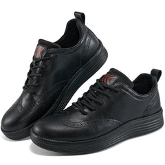 MeMoride Mens Casual Oxfords Dress Shoes Comfortable Office Business Formal Sneakers for Men