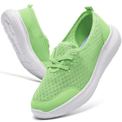 Ecetana Women's Walking Shoes Slip-On Sneakers Mesh Breathable Casual Athletic Shoes