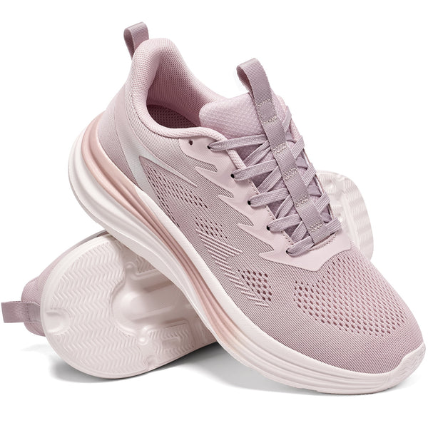 Ecetana Women's Walking Shoes Lightweight Running Sneakers Breathable Mesh Athletic Sports Shoes