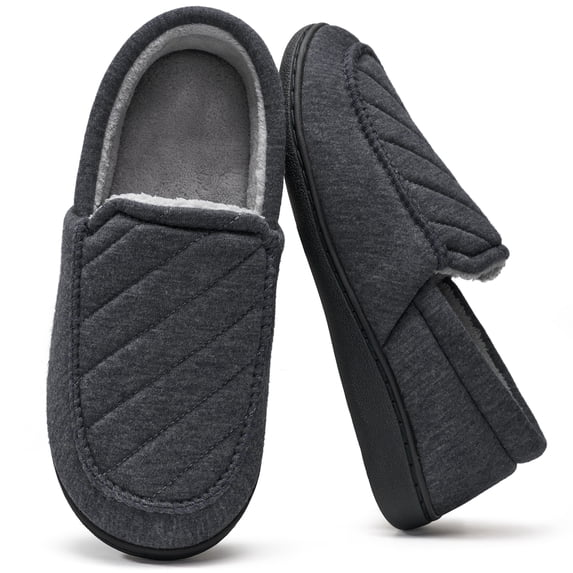 Ecetana Women's House Slippers Closed Back Memory Foam Indoor Shoes