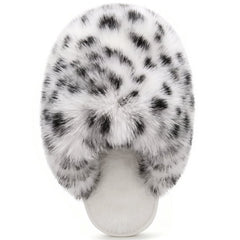 Ecetana Women's Furry Slippers Comfy Memory Foam Fuzzy Fluffy Slippers Non-slip Indoor House Shoes