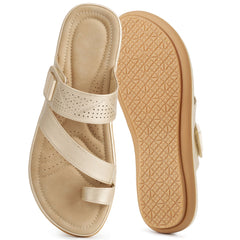 Ecetana Slide Sandals for Women Flip Flops Comfort Non-Slip Summer Casual Shoes Dressy Beach Sandals