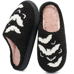 Ecetana House Slippers for Women Men Fuzzy House Shoes with Memory Foam