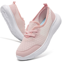 Ecetana Women's Walking Shoes Slip-On Sneakers Mesh Breathable Casual Athletic Shoes