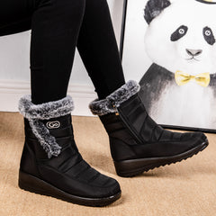 Women Snow Boots Winter Shoes Outdoor Waterproof Boots for Women  Booties with Warm Faux Fur