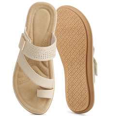 Ecetana Slide Sandals for Women Flip Flops Comfort Non-Slip Summer Casual Shoes Dressy Beach Sandals