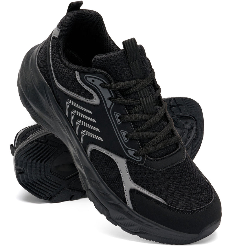 MeMoride Men's Breathable Walking Shoes Non Slip Athletic Fashion Sneakers Mesh Workout Casual Sports Shoes