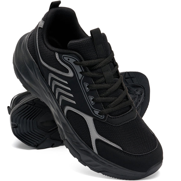 MeMoride Men's Breathable Walking Shoes Non Slip Athletic Fashion Sneakers Mesh Workout Casual Sports Shoes