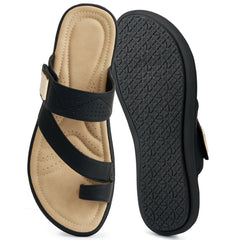 Ecetana Slide Sandals for Women Flip Flops Comfort Non-Slip Summer Casual Shoes Dressy Beach Sandals